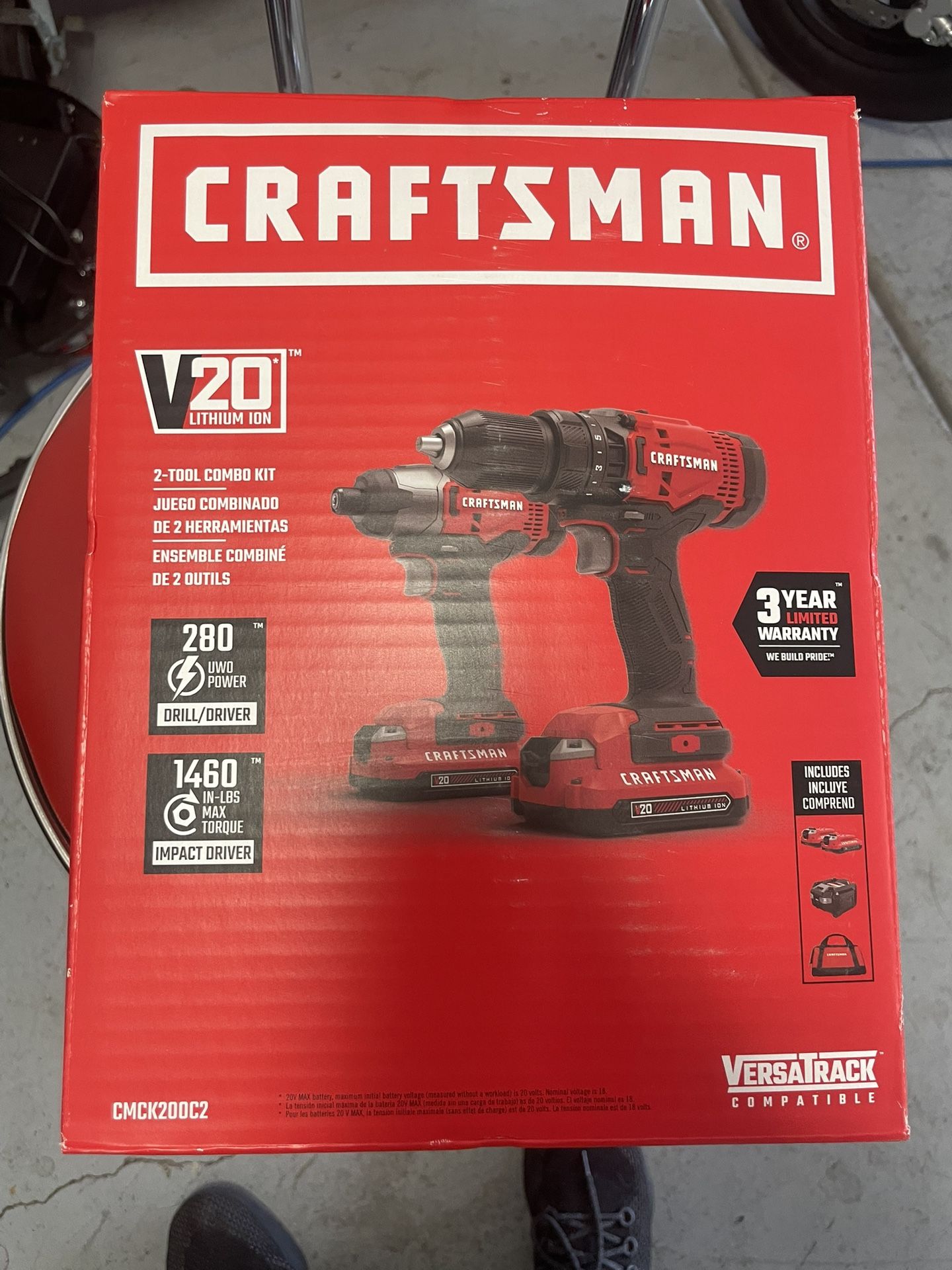 Craftsman V20 Drill And Impact Combo Set