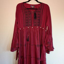 embroidered fit and flare dress or kurti Brand New 🆕