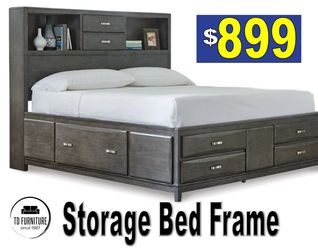 Queen size Bed frame, furniture, cama, storage bed, cajones, camas, drawers, cajon