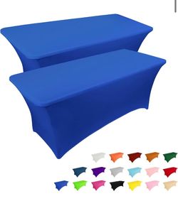 Manteles blancos o azules