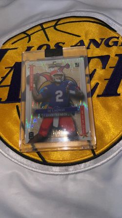 DJ Lagway Quarterback Wild Card Parallel Football Card. 1/1