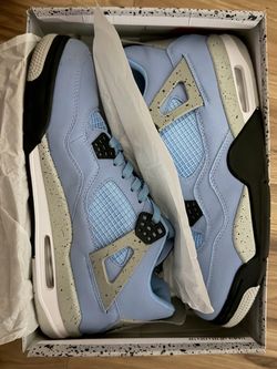 Air Jordan 4 Retro White/Blue Size 13