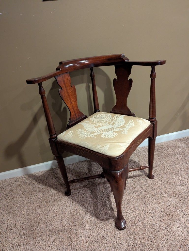 Queen Anne Style Bicentennial Chair 