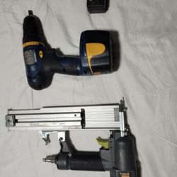 RYOBI DRILL / CRAFTSMAN EVOLV NAILER 