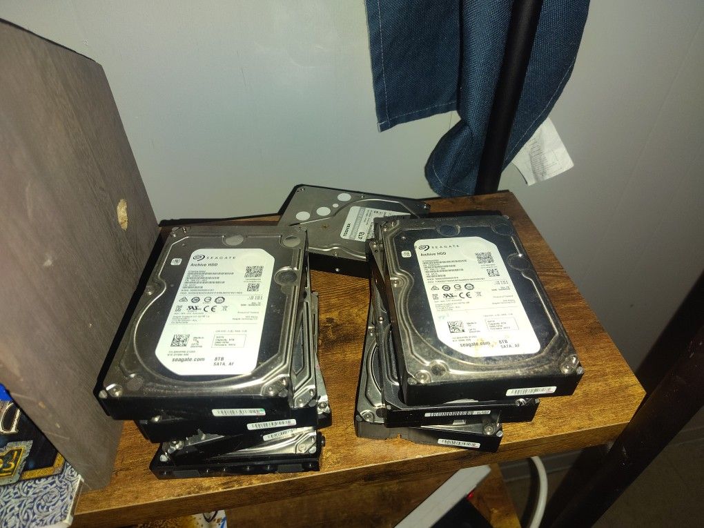 8TB Seagate HDs - Scanned And Working