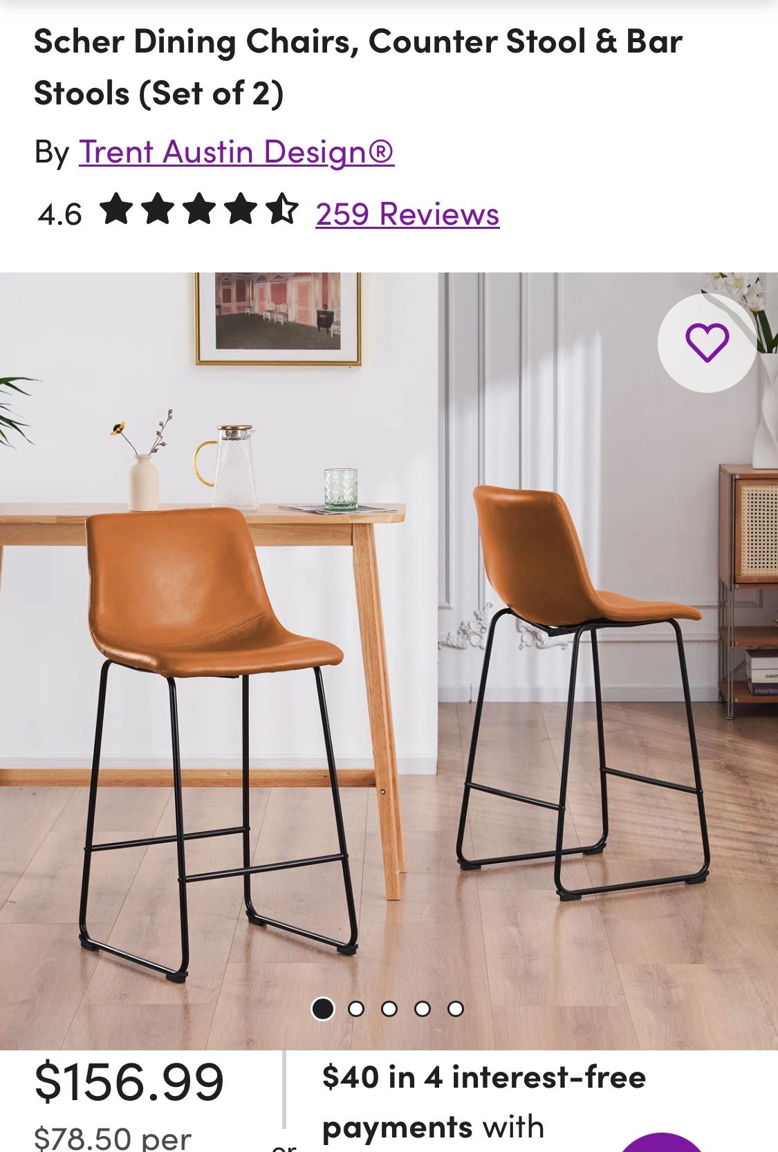 Modern Counter Stools (2)
