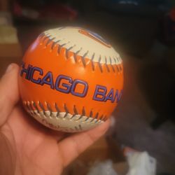 Vintage Chicago Bandits Signed By Team Members Ball