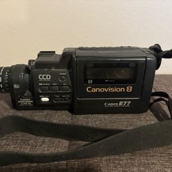 Canovision 8 canon E77 8 mm Video Camcorder *untested*