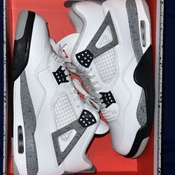 Air Jordan 4 White Cement