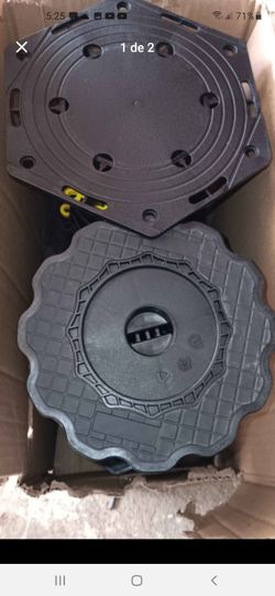 4 piezas patas de soporte de Cama de Altura adjustable de 6.9 a 9.8 pulgadas