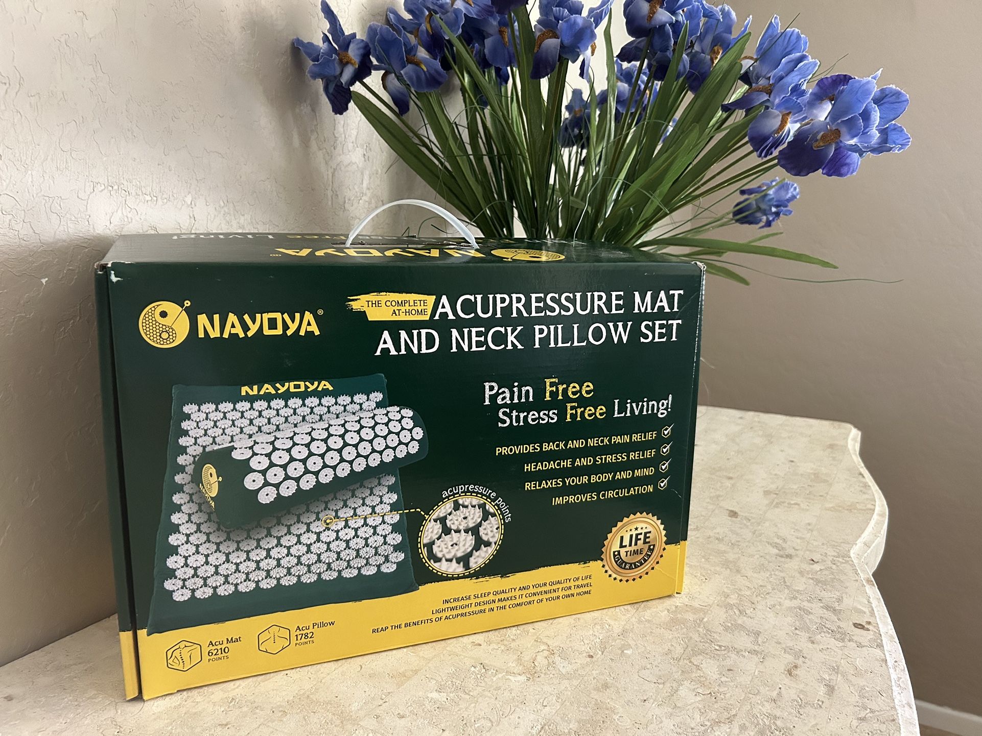 NEW NAYOYA ACUPRESSURE MAT AND NECK PILLOW SET (Shea Blvd & 32nd St)