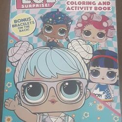 New LOL Surprise Coloring And Activity Book