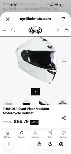 Brand New CYRIL A128 Modular Motorcycle Helmet – Size Small – $60