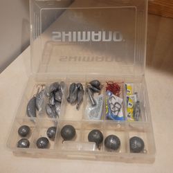 Tackle Box With Hooks And Weights