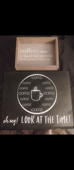 Coffee Bar Signs $10 for both
