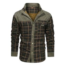 Men's Coat Fleece Thickered Military Coat 