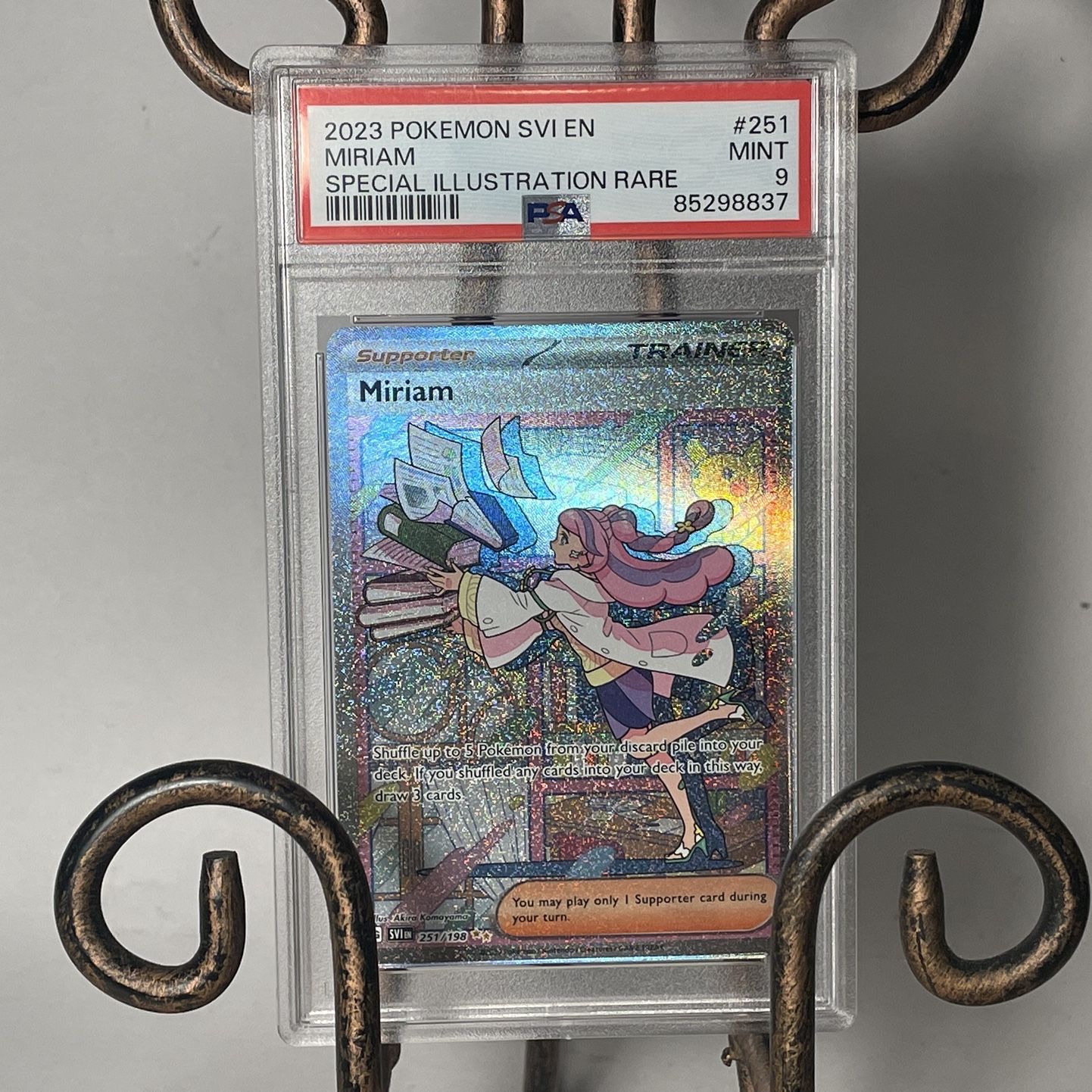 miriam pokemon card graded Amazon.com: Miriam 179/198 - Scarlet & Violet - Pokemon Trainer x4 Card Lot main image 0