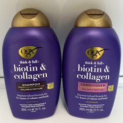 OGX Shampoo and Conditioner 2 x $10