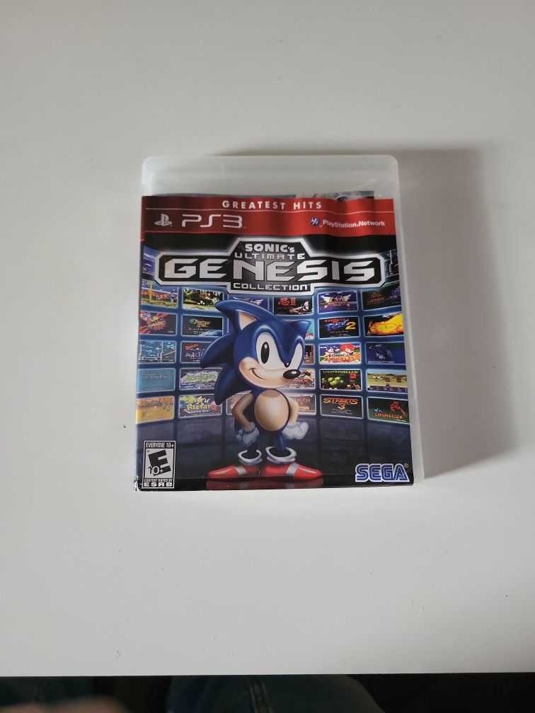 PS3 GAME SONIC'S ULTIMATE GENESIS COLLECTION GREATEST HITS 