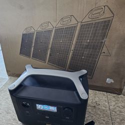 720w Ecoflow river pro Portable Power Station With 100w solar panel
