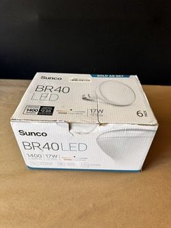 Sunco Lighting BR40 LED Light Bulbs Indoor Flood Light Dimmable 6000K New (open)