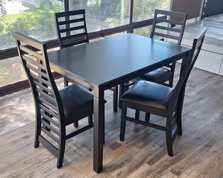 Dining Set 5pcs Color Espresso