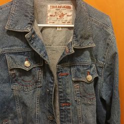 True Religion Jean Jacket Size Medium