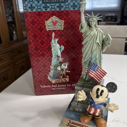 Jim Shore Disney Liberty and Justice For All Patriotic Figurine Mickey (contact info removed) 