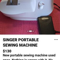 BRAND NEW PORTABLE SEWING MACHINE