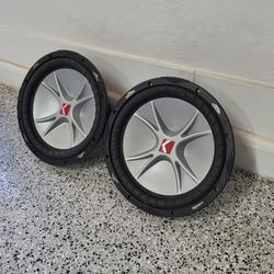 2 - 12" Kicker CVR Subwoofers No Box. 