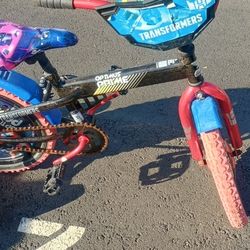 Optimus Prime Transformer Bike 