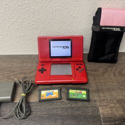 Nintendo Lava Red Og Ds 