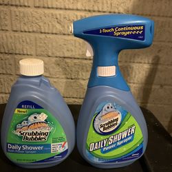 Brand new Scrubbing Bubbles Shower Cleaner + Refill