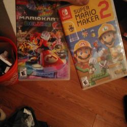 Nintendo Switch  Mario Cart And  Mario 