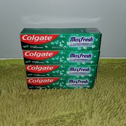 4 Colgate Maxfresh 6.3oz 