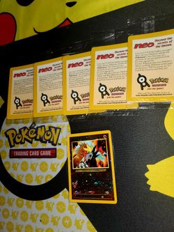 Sealed Entei Black Star Promo 