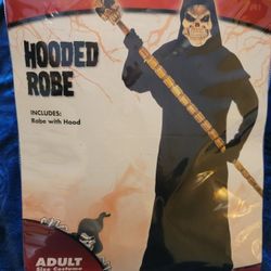 HALLOWEEN ADULT HOODED ROBE COSTUME