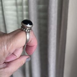 Moving - (7) Retired James Avery Black Onyx Ring 