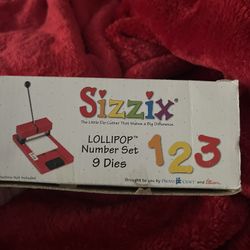 Sizzix Lollipop Number Set 9 Dies