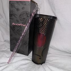 Starbucks Durian cup X Blackpink Group Cooperation 