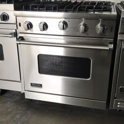 VIKING 30”WIDE GAS RANGE STOVE STAINLESS STEEL