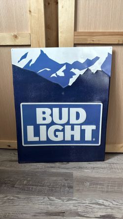 Bud Light Metal Sign