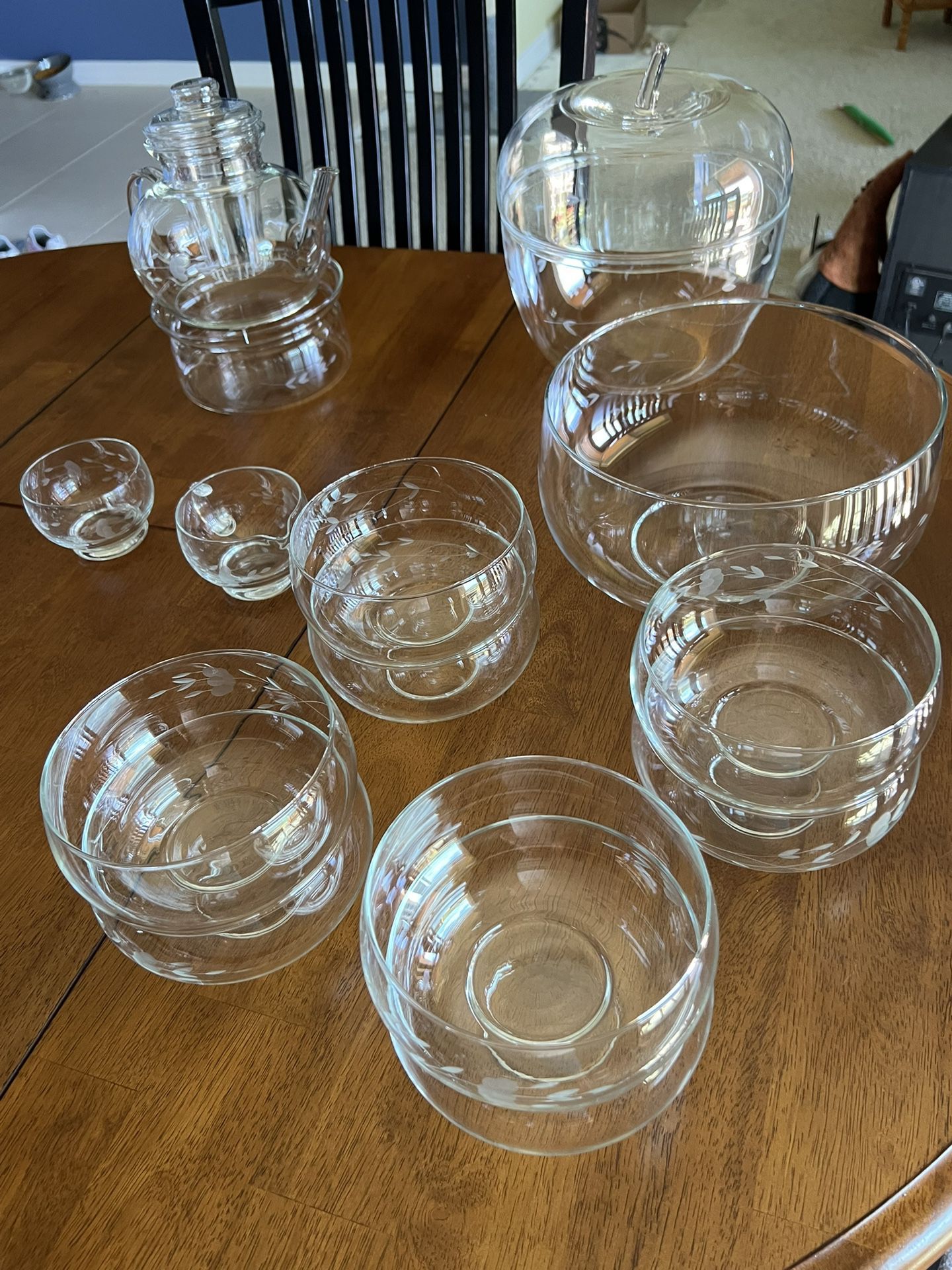 Various Princess House Crystal Items.