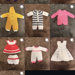 Crochet baby clothes