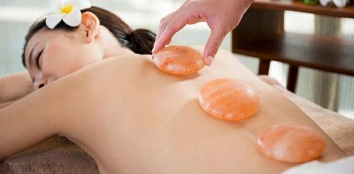 Round Disk Massage Stone Himalayan Salt