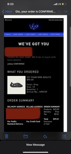 Adidas Yeezy Foam RNR Onyx (Size 12)