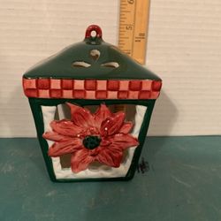 POINSETTIA CANDLE HOLDER 