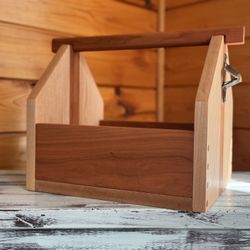 Hardwood Beverage Caddy With Opener 