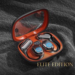 Elite Open Ear Bluetooth 5.4 Earbuds Pro | 24H Premium Sport Fit | Noise Cancelling Mic
