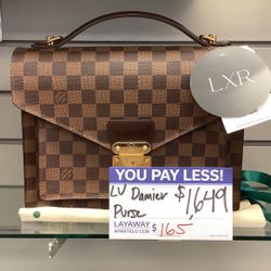 Louis Vuitton Damier Bag, DOUBLE AUTHENTICATED